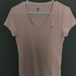 light pink tommy v neck